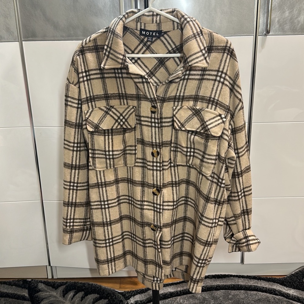 Motel Rocks Plaid Jacket. Size XS. - Picture 4 of 7